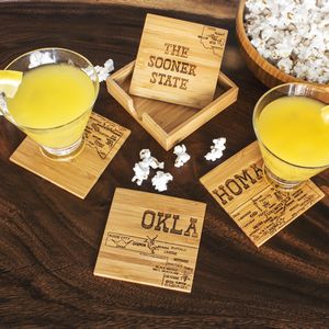 Oklahoma Puzzle Coaster Set