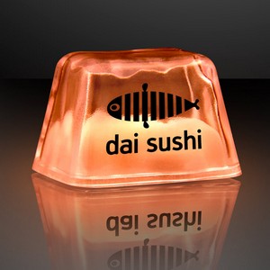 Orange Inspiration Ice LED Cubes - PATENT NO. D650