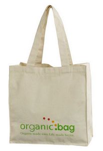 Organic Cotton Shopper Tote Bag