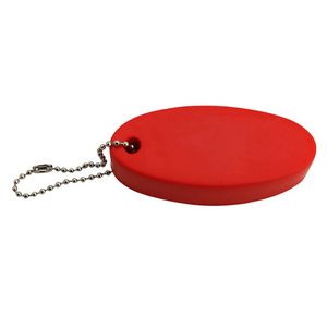 Oval PU Float Keychain