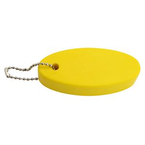 Oval PU Float Keychain