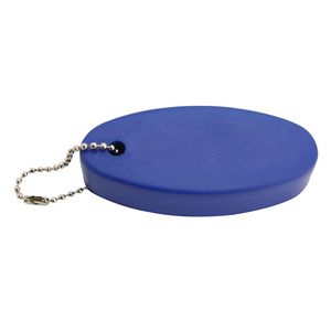 Oval PU Float Keychain
