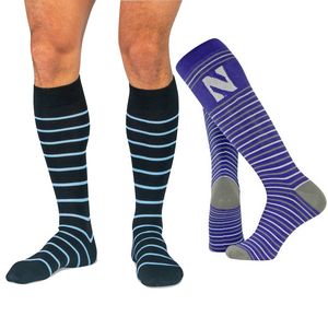 Over the calf knitted dress socks