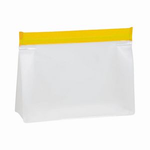 PEVA Reusable Zip Lock Storage Bag With Gusset