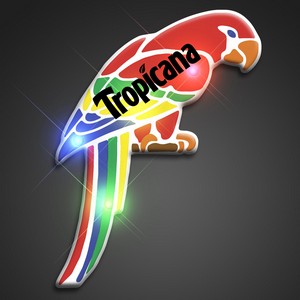 Parrot Body Lights Flashing Pin - PRINTED