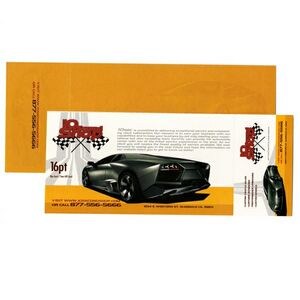 Perforated Postcards W/ Front UV Coating (8.5"x3.5")