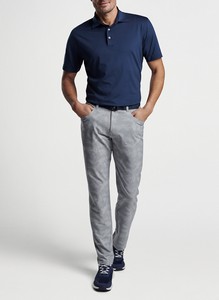 Peter Millar Men's Solid Performance Polo - Self Collar