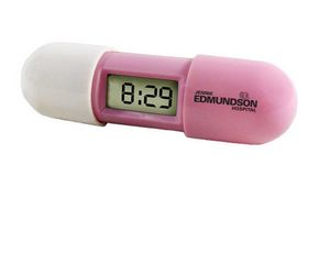 Pill Shaped Digital Clock