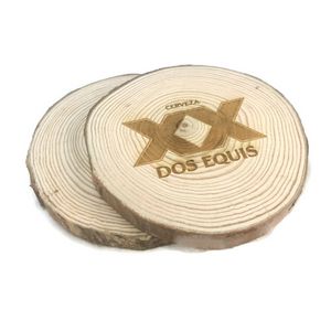 Pine Wood Log Coaster