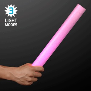 Pink LED Foam Stick 16" Cheer Sticks - BLANK