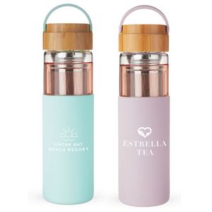 Pinky UpÂ® Dana Glass Travel Tea Mug