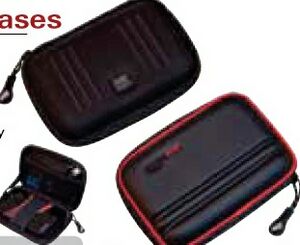 Portable Hard Drive/GPS Carrying Case (Black/Red)