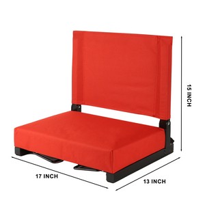 Portable Steel Frame Stadium Chair For Bleachers