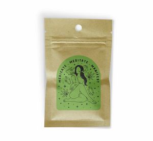Pre-Labeled Packing Pouch (Kraft Pouch 3"x5" with 2"x3" label)