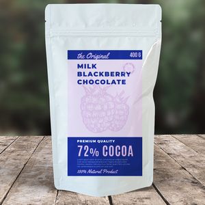 Pre-Labeled Packing Pouch (White Pouch 5"x7" with 3"x4" label)