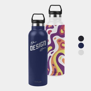 Premium 25 oz TiTUSÂ® Double Wall Stainless Steel Insulated Water Bottle