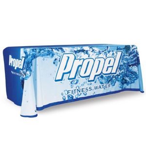 Premium 6' Dye Sublimated Flowing Table Throw