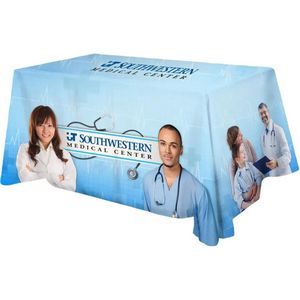 Premium 6' Dye Sublimated Flowing Table Throw