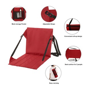 Premium Folding Stadium Seat With Back Support For Bleachers