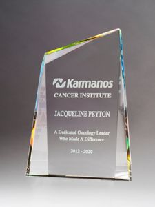 Prism Peak Crystal Award - Medium