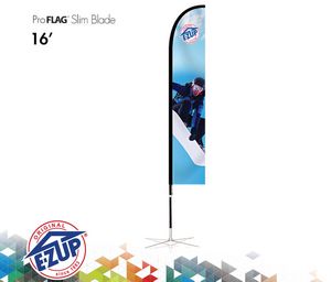 ProFlagâ„¢ 16' Slim Blade Flag with Ground Stake