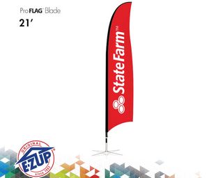 ProFlagâ„¢ 21' Blade Flag with Ground Stake