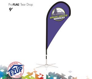 ProFlagâ„¢ 9' Tear Drop Flag w/Folding Base