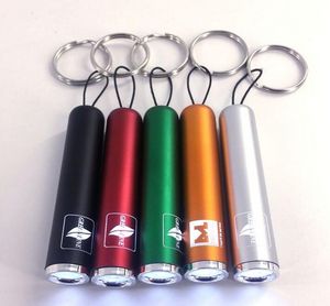 Pull Cord Glow Logo LED Keychain