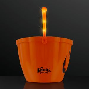 Pumpkin Light Handle Halloween Buckets - PRINTED