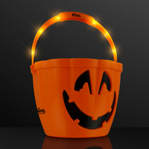 Pumpkin Light Handle Halloween Buckets - PRINTED