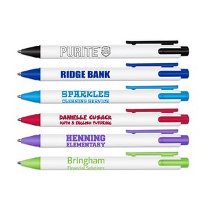 Puriteâ„¢ Antimicrobial Pens - White Barrel