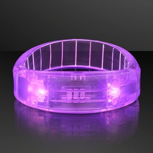 Purple fashion LED Bracelet - PRINTED
