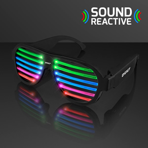 Rechargeable LED Rave Glasses