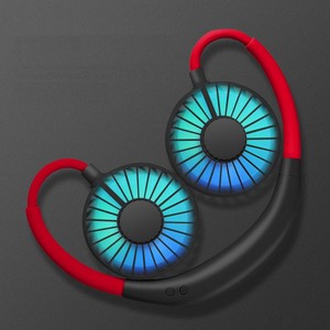 Rechargeable Neck Fan w/ LED Light