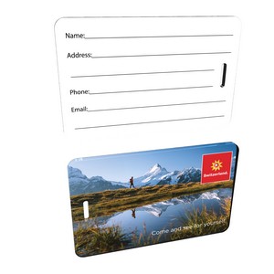 Rectangle 1/8" Acrylic Bag Tag