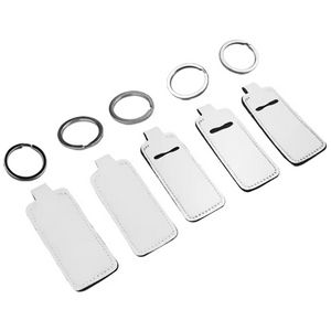 Rectangle Shape Lip Balm Holder Keychain