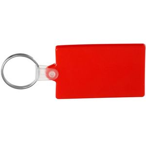 Rectangle Soft Plastic Keychains