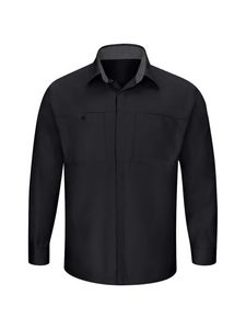 Red Kap Shirts - Men's Long Sleeve Performance Plus Shop Shirt