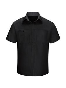 Red Kap Shirts - Men's Short Sleeve Performance Plus Shop Shirt