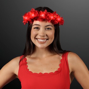 Red LED Flower Crown - BLANK