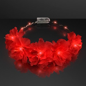 Red LED Flower Crown - BLANK