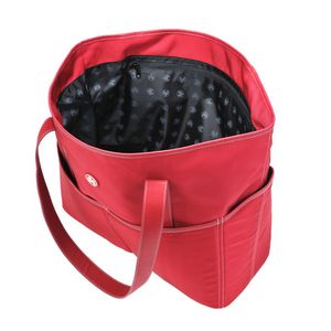 Red/White Tote Bag - Large