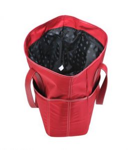 Red/White Tote Bag - Large