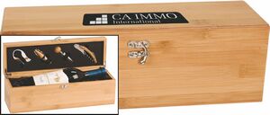 Regents Bamboo Wine Box
