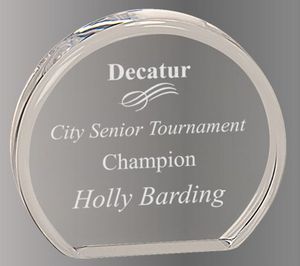 Regis Round Acrylic Award