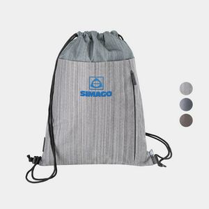 RejuVeÂ® MOTO Recycled Heather Drawstring Bag