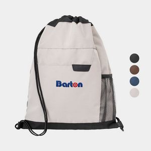 RejuVeÂ® ROVE Recycled Heather Modern Executive Drawstring Bag