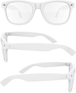 Retro Glasses W/ Full-Color Temple Imprint