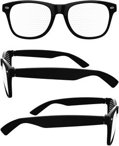 Retro Pinhole Sunglasses W/ Extended Arms Imprint