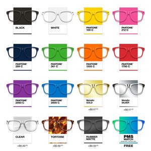 Retro Sunglasses W/ Full-Color Temple Imprint